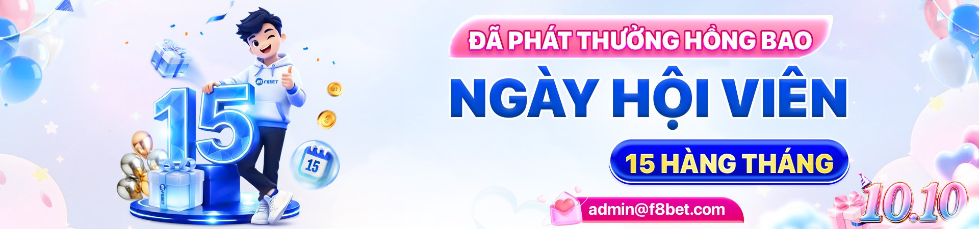 lịch phát hồng bao tại f8bet casino